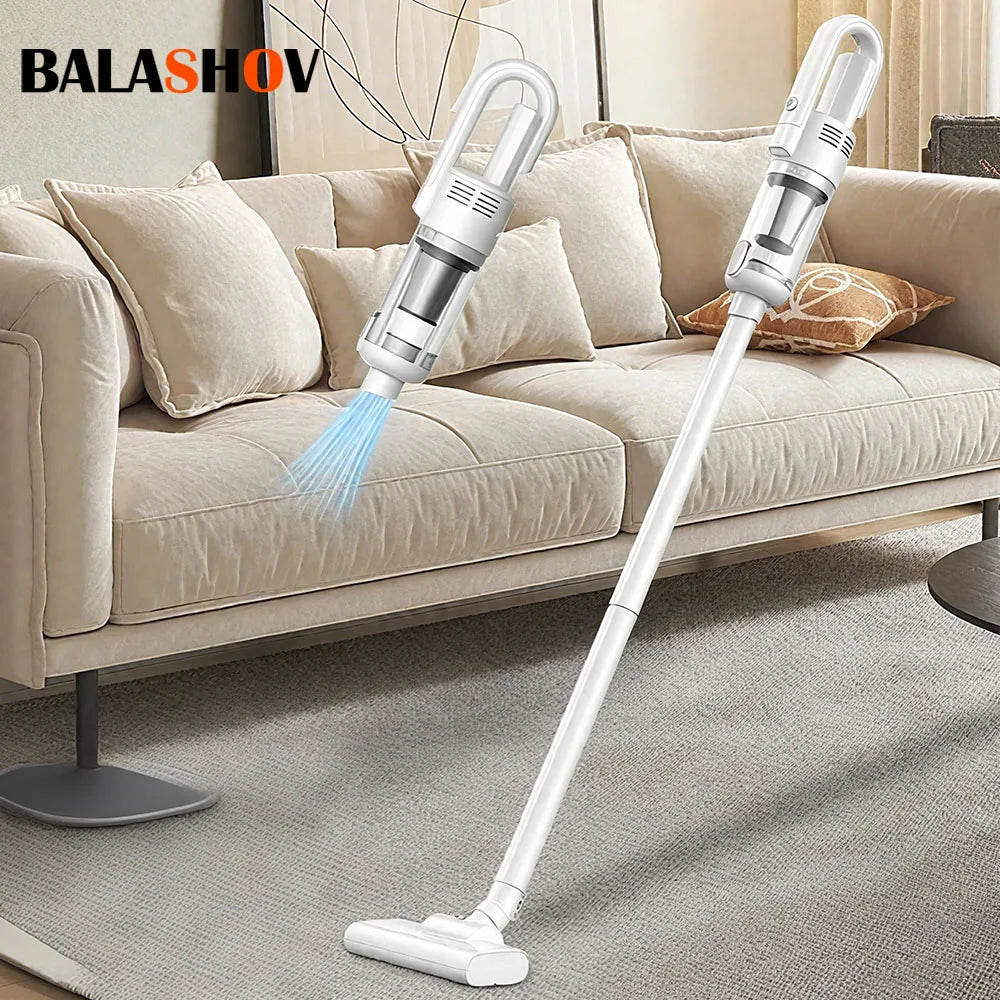 6500pa Handheld Vacuum Cleaner Cordless Powerful Suction, HEPA Filter & LED Light for Pet Hair/Dust, Home/Car Cleaning